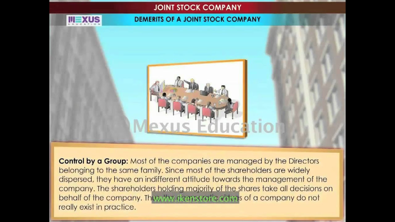 ppt on joint stock company